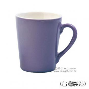 粉紫雙色釉馬克杯   (台灣製造)