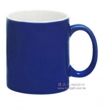 雙色釉直筒杯 深藍(強化瓷)