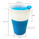 防燙矽膠隔熱瓷杯(咖啡杯)